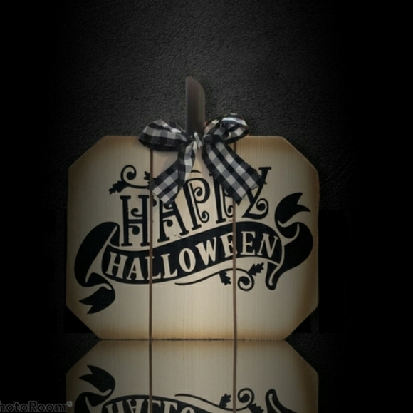 Other - Happy Halloween pumpkin Decor sign